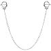 Steel Connecting Chain Cuff Nipple Shield