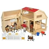 Yukon Village: Wooden Single-Stall Horse Barn