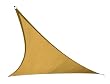 Coolaroo Triangle Shade Sail 16 Feet 5 Inches with Hardware Kit, Desert Sand