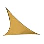 Coolaroo Triangle Shade Sail 16 Feet 5 Inches with Hardware Kit, Desert Sand