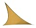 Outdoor Living : Coolaroo Triangle Shade Sail 16 Feet 5 Inches with Hardware Kit, Desert Sand