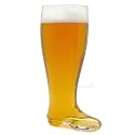 2 Liter Glass Beer Boot - Mouth Blown Das Boot