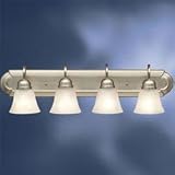Kichler Brushed Nickel Builder Plus Bathroom & Vanity 4 or More Bulbs