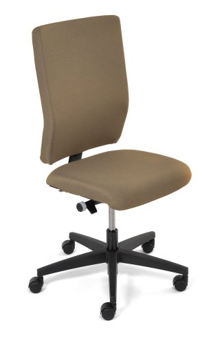 Bürostuhl Drehstuhl RBB-Trend-1, Polster natur, Fußkreuz schwarz