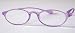 Oval Flexie Reading Glasses in Light Purple By Calabria