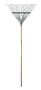 Flexrake CLA100 Classic 24-Inch Spring Leaf Rake with 48-Inch Handle