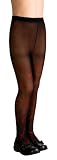 Girls Red Glitter Skull Tights