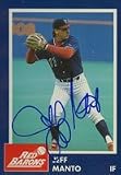 Jeff Manto, Scranton/W-B Red Barons - Phillies Affiliate Autographed Card
