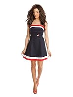 Star made with Swarovski Elements Vestido (Azul Marino)