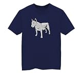 Bull Terrier - Youth T-Shirt, Navy Blue, Medium