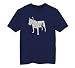   - Bull Terrier - Youth T-Shirt, Navy Blue, Medium