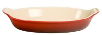 Le Creuset Stoneware Petite Au Gratin Dish, Cherry Red