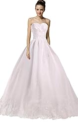 Strapless Lace Applique Sweetheart Evening Dress  with a Chapel Train 