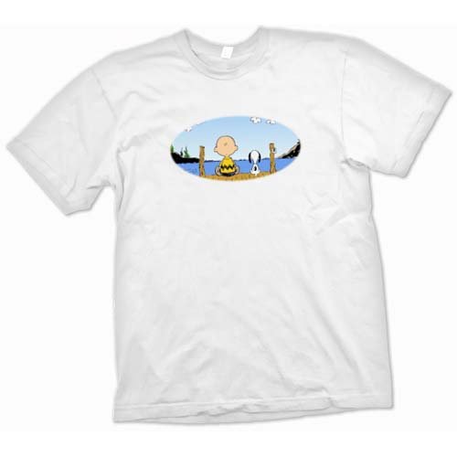 T-Shirt - Charlie Brown - Snoopy - am See - Comic 