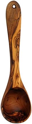 Easy Made Kitchen Artesian Collection Olive Wood Ladle (10 Inches / 25 CM)