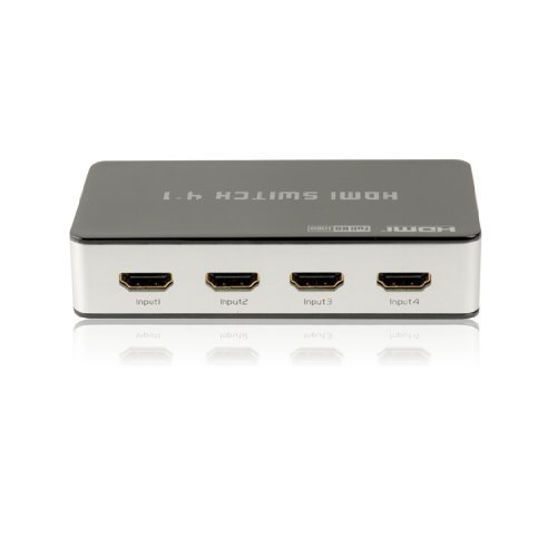 HDGear 5x1 HDMI Switcher mit integriertem Signalverst&auml;rker inkl. Netzteil und Handbuch Preisvergleich