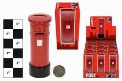 London RED Die cast POST BOX In Display Box by The Online Workshop