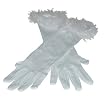 Fun for any little girls' dress-up wardrobe Child WHITE Marabou Gloves