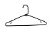 Plastic Tubular Cloth Hanger and Pant Hanger Black