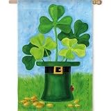 Shamrock Hat Flag (Garden Size)