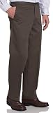  : Docker's Men's Flat Front Comfort Khaki, Olive, 30x30