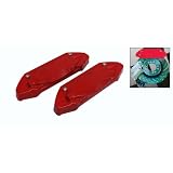 Gino Universal Brake Caliper Covers Kit Red for Car Auto 