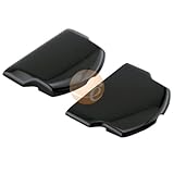 Battery Door Set [Slim & Extended] for Sony PSP Slim 2000, Black