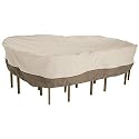 Veranda Patio Table & Chair Set Cover 78942, Large, Pebble for Round Table up to 94" Diameter