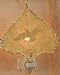 Wild Bird Silhouette 24K Gold Cottonwood Leaf Night Light