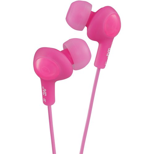 JVC HAFX5P Gumy Plus Inner Ear Headphones - Pink