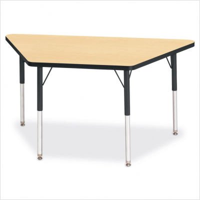 Jonti-Craft RidgeLine Kydz Activity Trapezoid Preschool Table