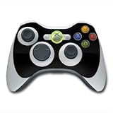 Solid State Black Design Skin Decal Sticker for the Xbox 360 Controller