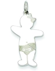 Sterling Silver Baby Girl Charm