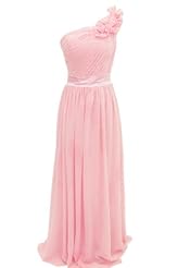Chiffon One Shoulder  Dress