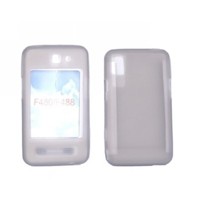 Logotrans Sillikon H&uuml;lle f&uuml;r Samsung F480/488 grau