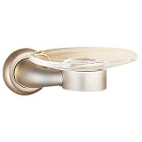 Delta Faucet Innovations Wall-Mounted Soap Dish, Pearl Nickel/Polished Brass #73055-NP ~ DELTA FAUCET