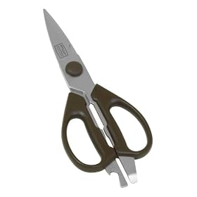 Chicago Cutlery Walnut Tradition Kitchen Scissors, Brown by Chicago Cutlery