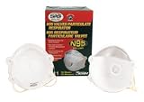 S.A.S. Safety Corp. 8711 N95 Valved Particulate Respirator (Box of 10)