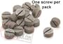 CRL Gray ZLC Glass Clamp Plastic Replacement Screw - One screw per pack
