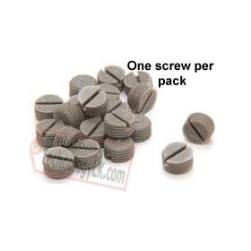 CRL Gray ZLC Glass Clamp Plastic Replacement Screw - One screw per pack