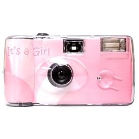 It's a Girl Baloons Baby Camera - 12 Pack by 