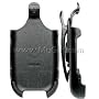 LG VX8300 Swivel Rotating Belt Clip Cell Phone Holster - Black Hard Plastic Holster Clip