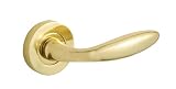 Yale Door Handle Aspire Round Rose Polished Chrome