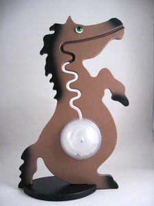 Brown horse wooden big belly bank Big Belly Banks