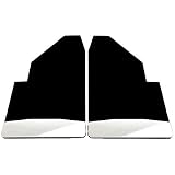 Action Accessories 1020 Direct Fit Plain Rear Mud Flap - 2 Piece by Action Accessories