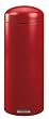 Brabantia - 377747 - Retro Bin - Poubelle � P�dale - Seau Int�rieur Plastique - 30 L - Deep Red