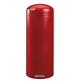 Brabantia 377747 30-Liter Retrobin, Deep Red by 