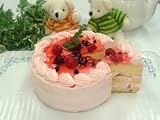 デコレーションケーキ ストロベリー生クリーム苺デコレーションケーキ 【4号 12cm バースデーケーキ 誕生日ケーキ デコ】::7