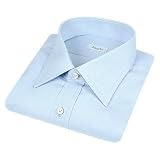 Bagutta Solid Light Blue Classic Cotton Italian Dress Shirt
