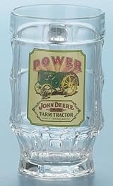 John Deere Glass Beer Power Mug